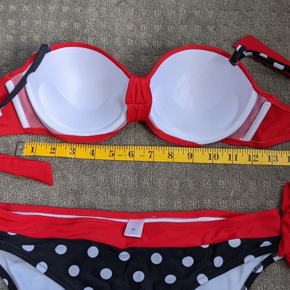 Sexy Two Piece Swimsuit With Padded Push Up Top - Picture 8 of 9